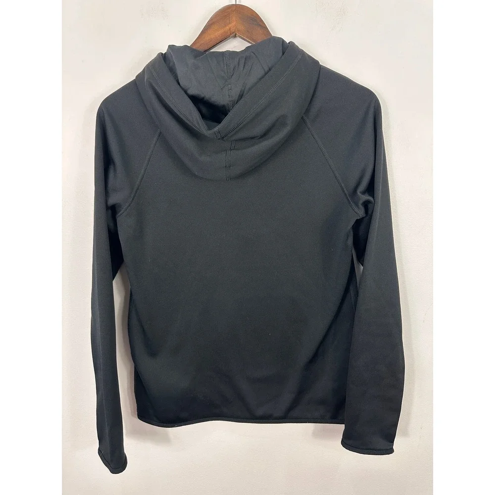 Nike Hoodie Women XS Black Dri-FIT Therma Pullover Swoosh Workout Athletic
